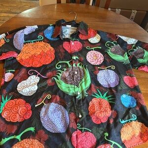 2xl One piece  devil fruit tropical shirt